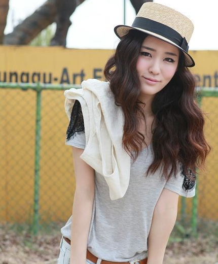 美女专属防晒帽