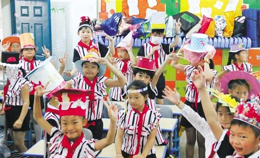 小学生的帽子时尚